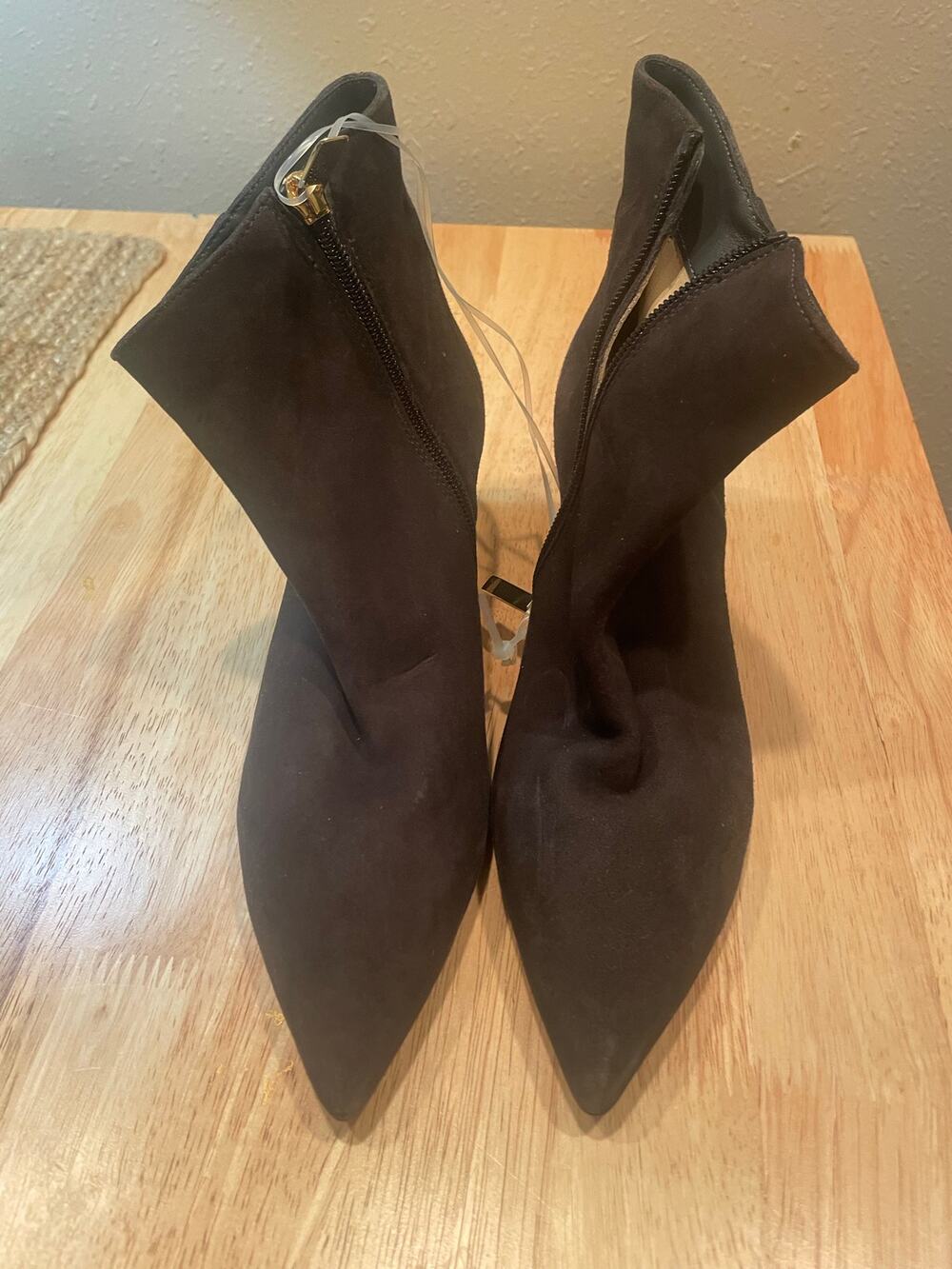 L'AGENCE Jeanne Block Suede Heel Bootie (Women), S99